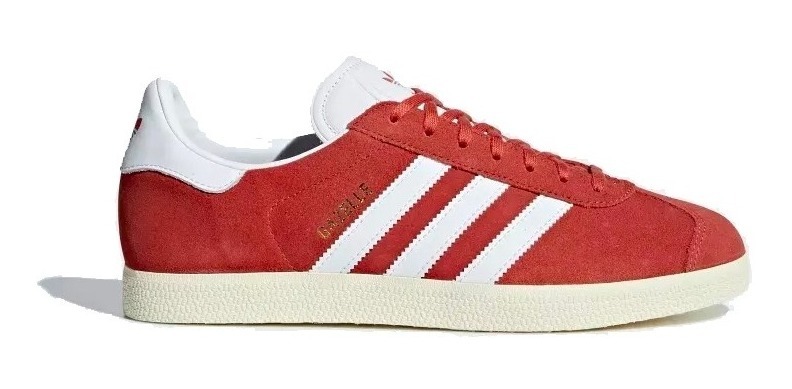 tenis gazelle rojos