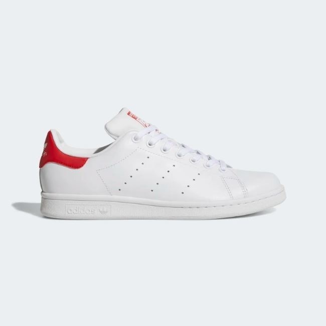 Tenis adidas Stan Smith Blanco Rojo Mujer Nuevos Originales Tenis adidas Stan Smith Blanco Rojo Mujer Nuevos Originales