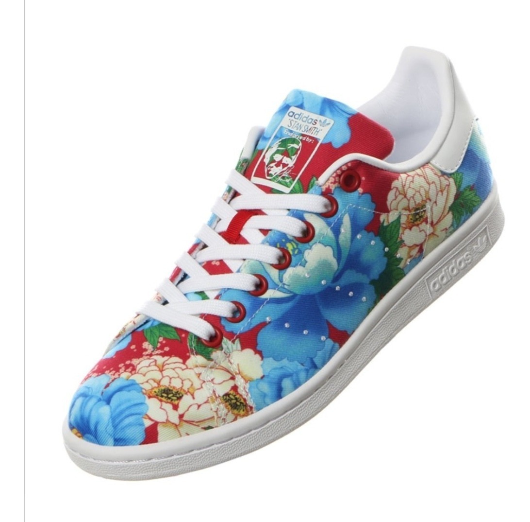 adidas flores mujer