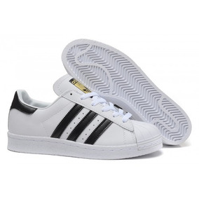 tenis adidas superstar blanco con negro tenis adidas superstar blanco con negro