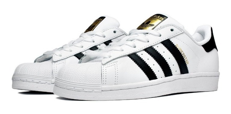 adidas concha blanco con negro