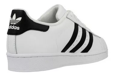 adidas concha blanco con negro