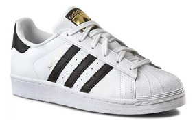 adidas concha blanco con negro