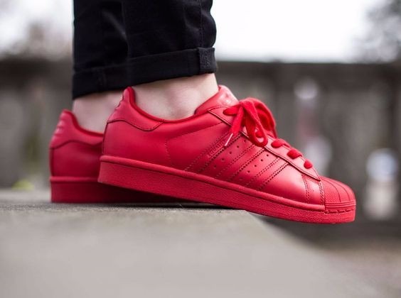 adidas mujer rojos