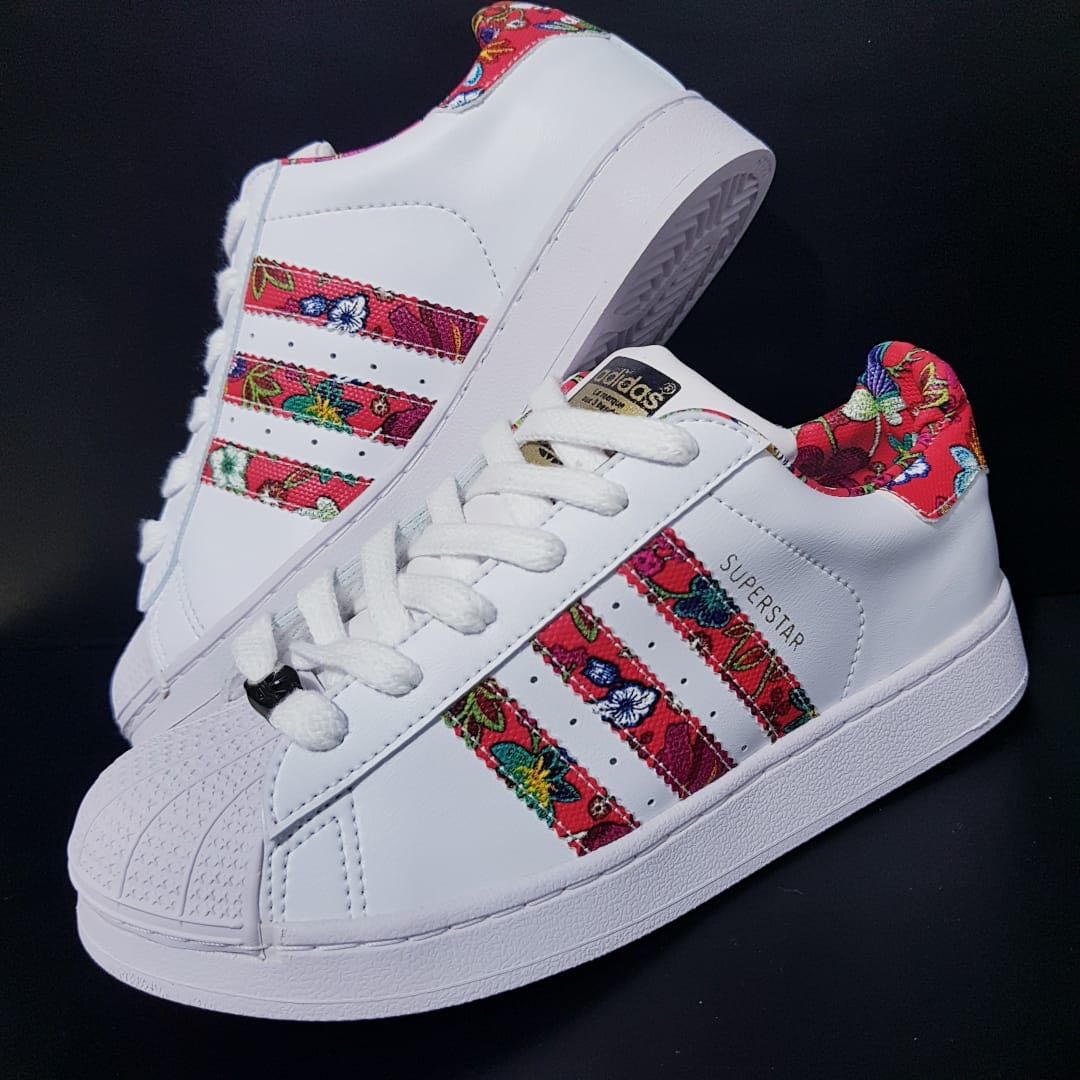 Tenis Adidas Con Flores | tunersread.com