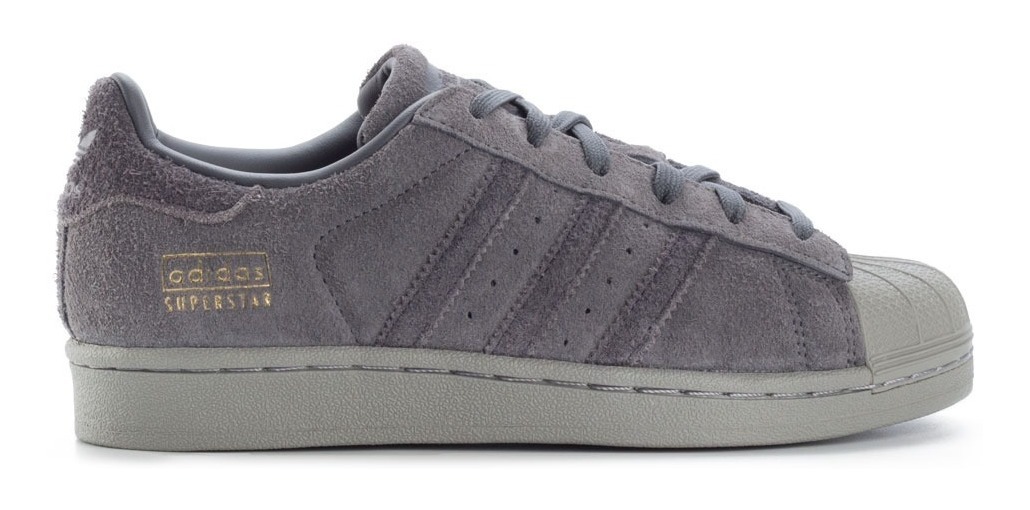 Tenis adidas Superstar J Gris Mujer Mayma Sneakers - $ 1,599.00 en