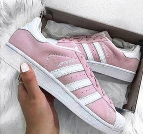 adidas superstar rosa gamuza