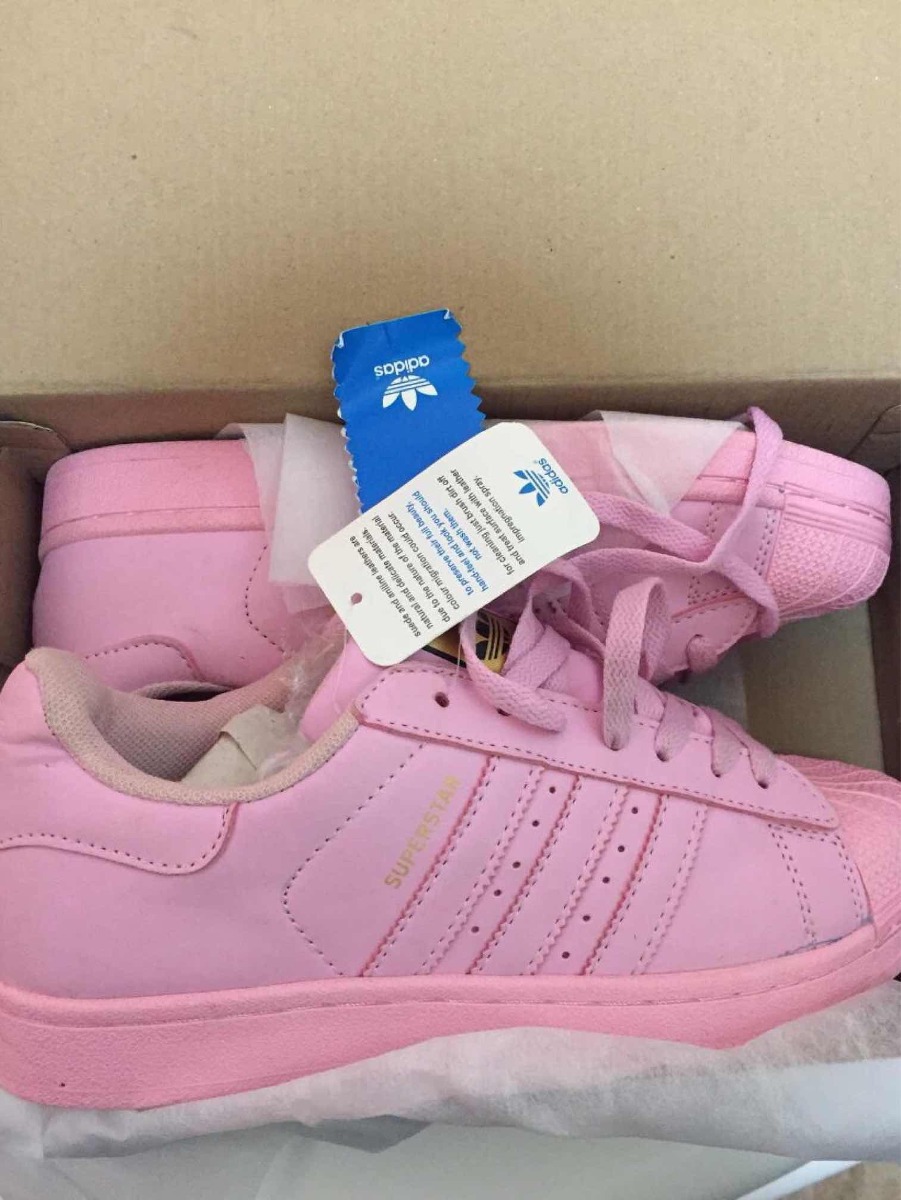 tenis adidas superstar rosas