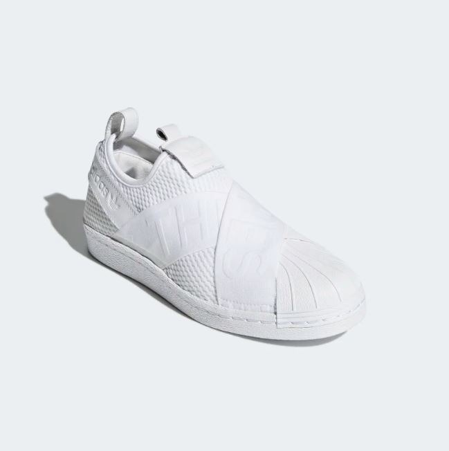 adidas slip on blancos