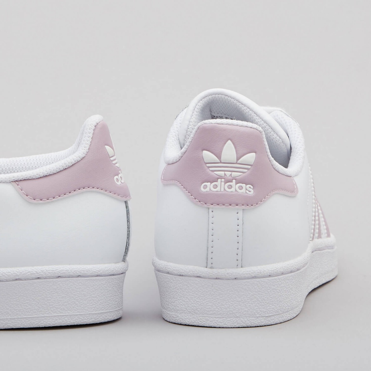 Tenis adidas Superstar W Branco / Lilas - Original - R$ 369,00 em Mercado Livre