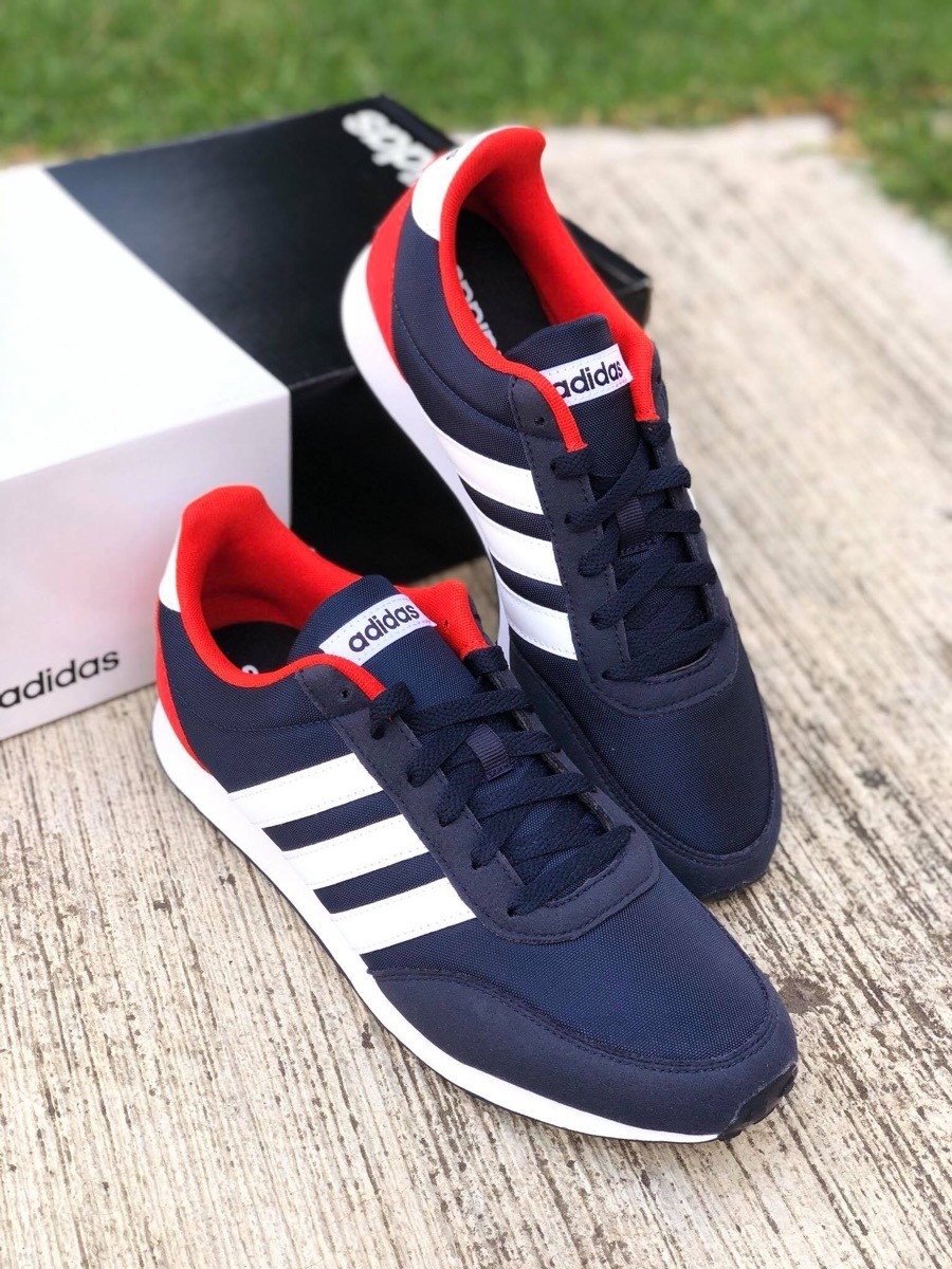 tenis adidas v racer 2.0 azules