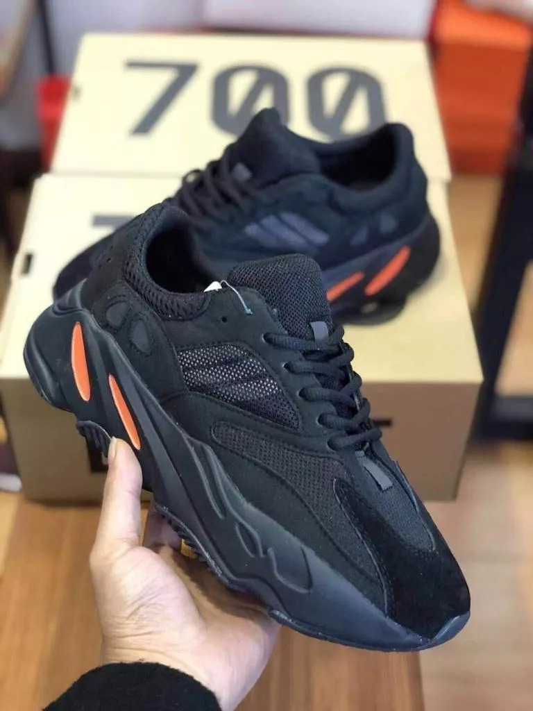 Yeezy 700 Negras Con Naranja | UP TO OFF