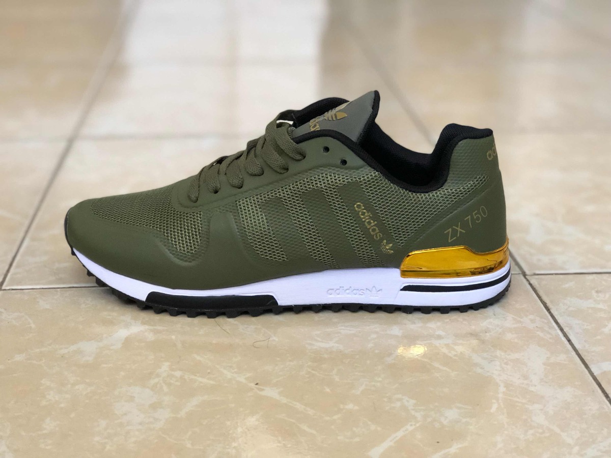 adidas zx 750 verde militar con dorado