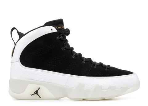 jordan retro 9 blanco con negro