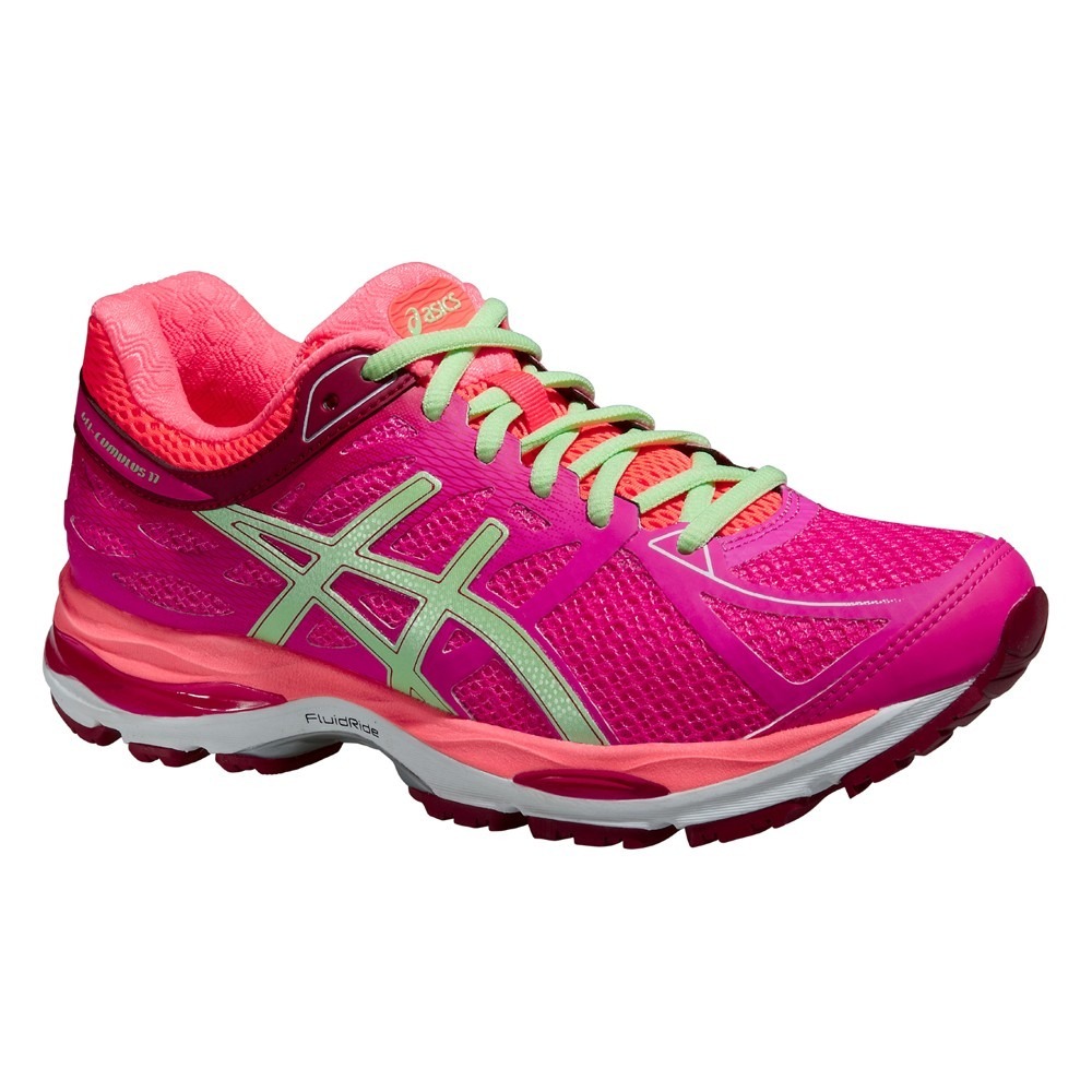 Tenis Asics Mujer Rosa Gel Cumulus 17 T5d8n3587