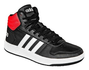 Tenis Casual adidas Dama Hoops Bota Sint Negro Dtt 84677 Tenis Casual adidas Dama Hoops Bota Sint Negro Dtt 84677