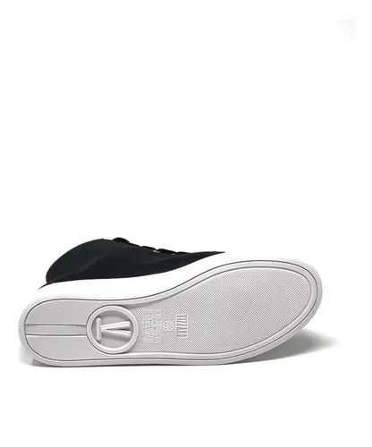 ARMACAOAUTENTICA | Tenis Casual Feminino Vizzano Cano Alto Preto 1214282 - R$ 149,90