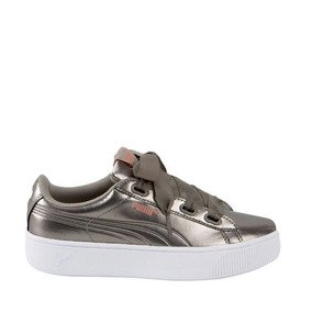 puma creepers mujer plata