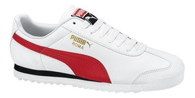 tenis puma roma rojos hombre