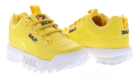 tenis fila color amarillo