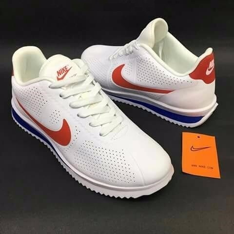 tenis nike rojos con azul