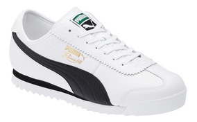 puma roma blancos con negro