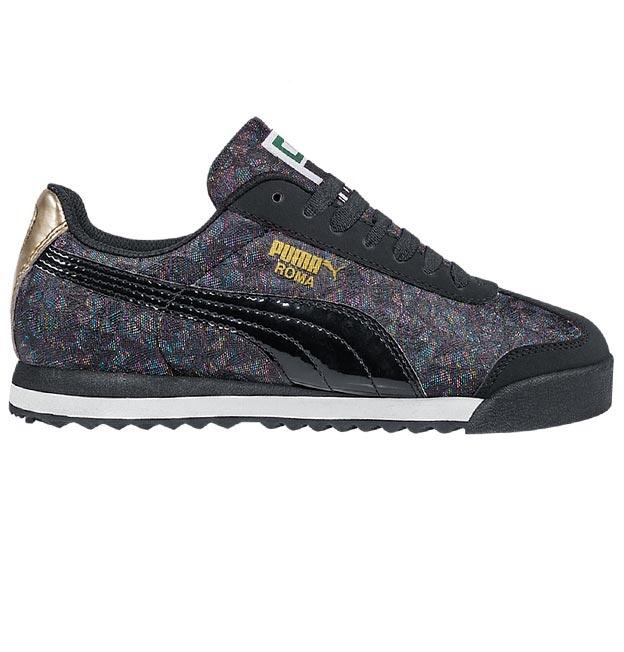 puma roma negro para mujer