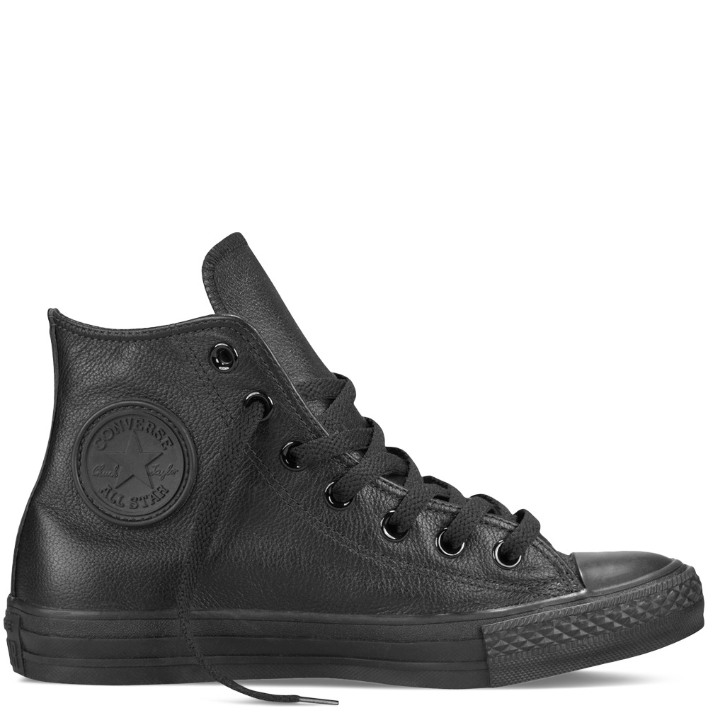 Converse Chuck Taylor All Star Tenis De Piel Para Hombre, Negro/Blanco ...