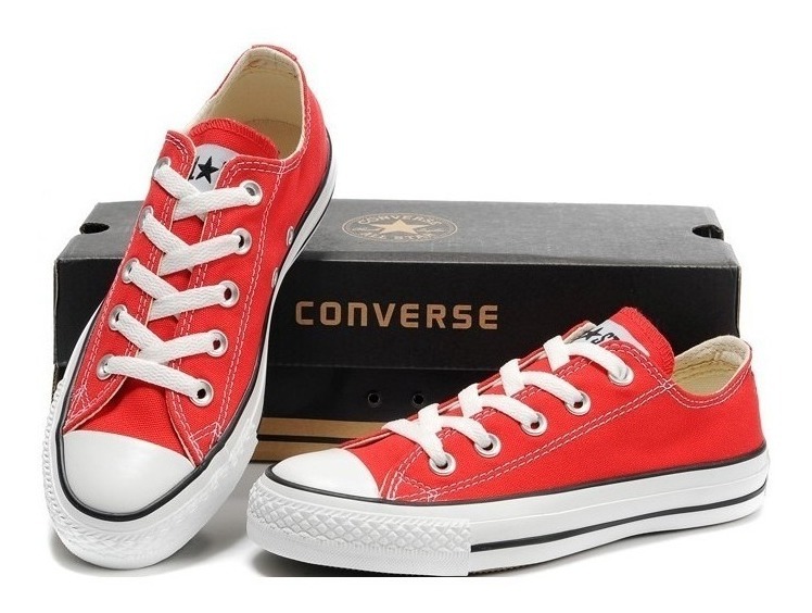 tenis converse rojos para mujer