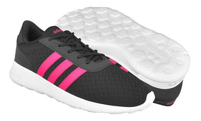 tenis adidas rosa con negro