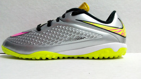 nike hypervenom plateados