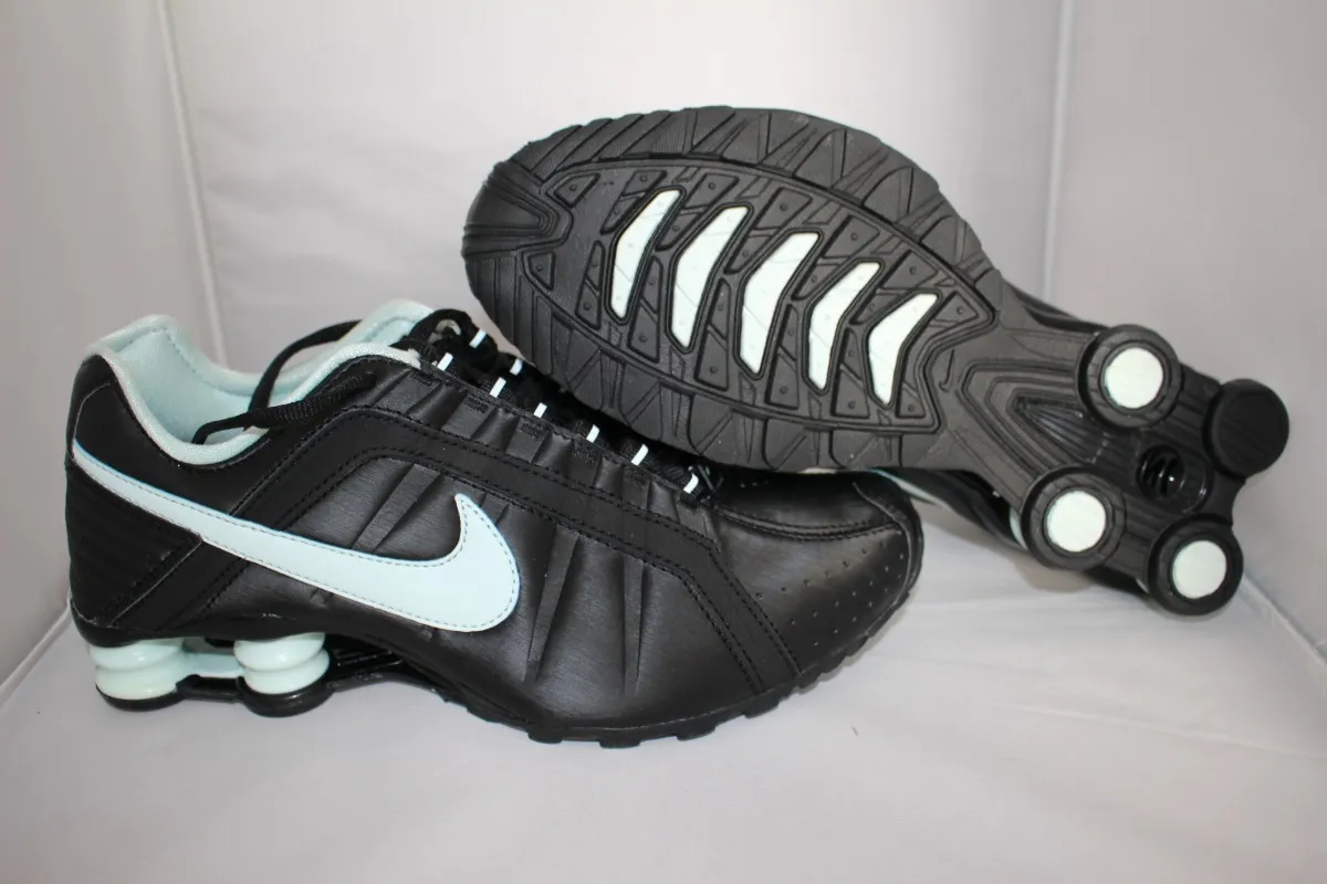 tenis nike shox junior preto verde tenis nike shox junior preto verde