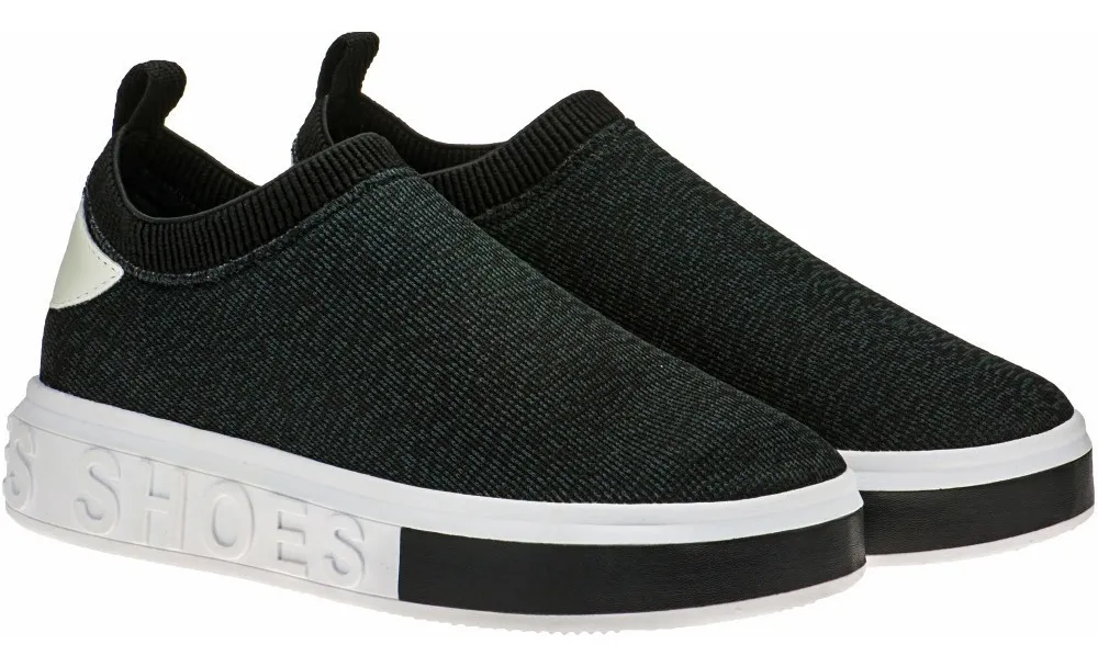 GIGIL.OFICIAL | Tenis Feminino Sneaker It Shoes Slip-on Calce Fácil Tricô - R$ 63,90