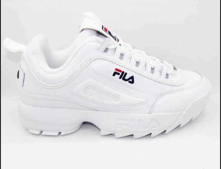 zapatos fila blancos xl