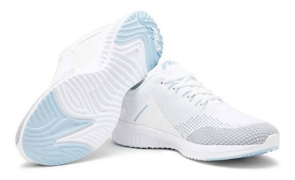 Tenis Fila Deportivos Mujer Color Blanco Tela Varias Tallas