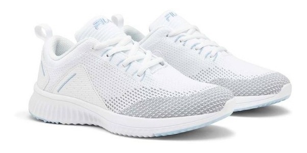 Tenis Fila Deportivos Mujer Color Blanco Tela Varias Tallas