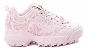 tenis fila rosas originales
