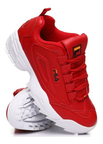 zapatos fila rojos