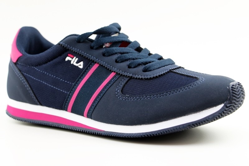 tenis fila rosa com azul