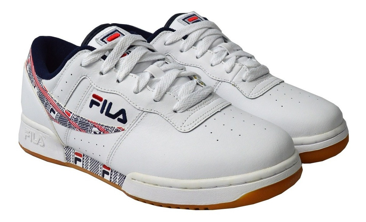 Tenis Fila Hombre Blanco Original Fitness Haze 1fm00432125 Tenis Fila Hombre Blanco Original Fitness Haze 1fm00432125