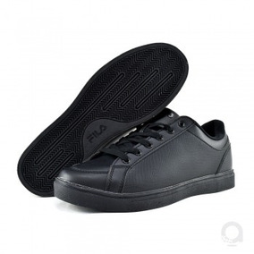 tenis fila hombre negro