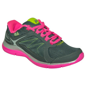 tenis fila para correr de mujer