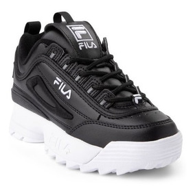 zapatos fila negros