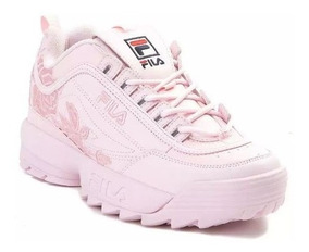tenis fila mujer azules