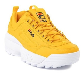 tenis fila amarillos originales