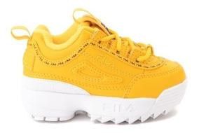 tenis fila amarillos originales