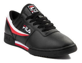 tenis fila hombre negro
