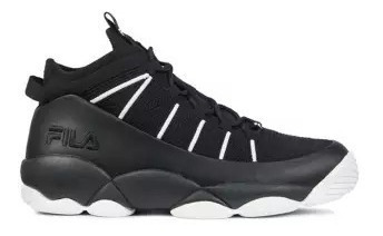 Tenis Fila Spaghetti Knit Retro Negro/blanco 1bm00057 013 Tenis Fila Spaghetti Knit Retro Negro/blanco 1bm00057 013