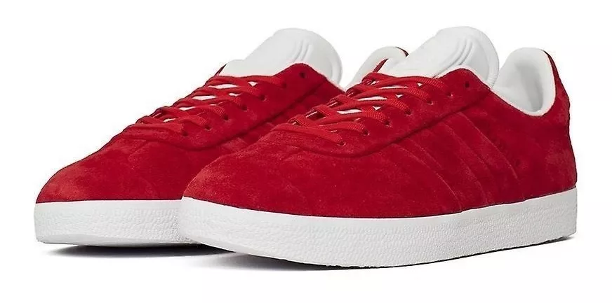 tenis gazelle rojos