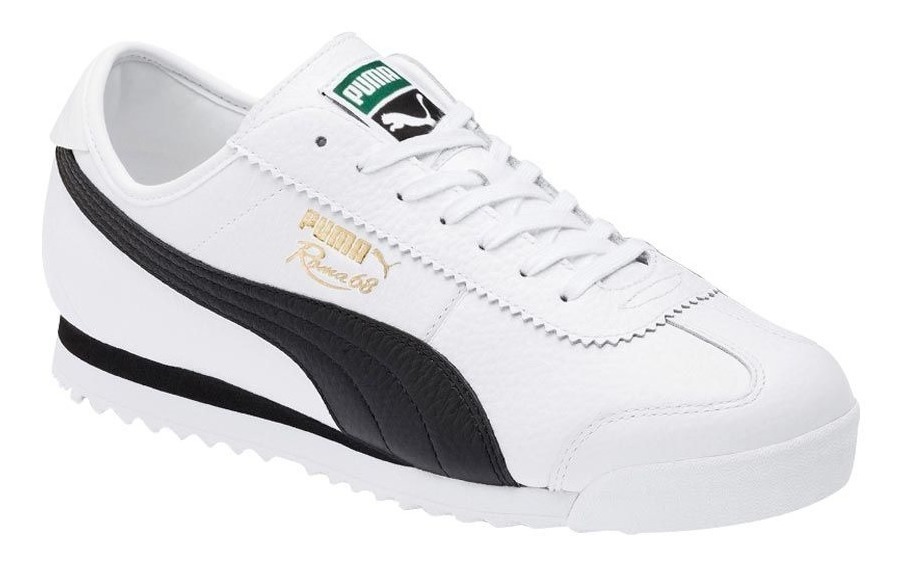 Tenis Hombre Puma Roma '68 Vintage Blanco Negro 830615 Nuevo Tenis Hombre Puma Roma '68 Vintage Blanco Negro 830615 Nuevo